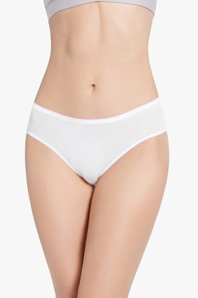SHAPEE Disposable Ladies' Cotton Panties (4pcs) 100% Cotton Washable B –  OKIMIEMY